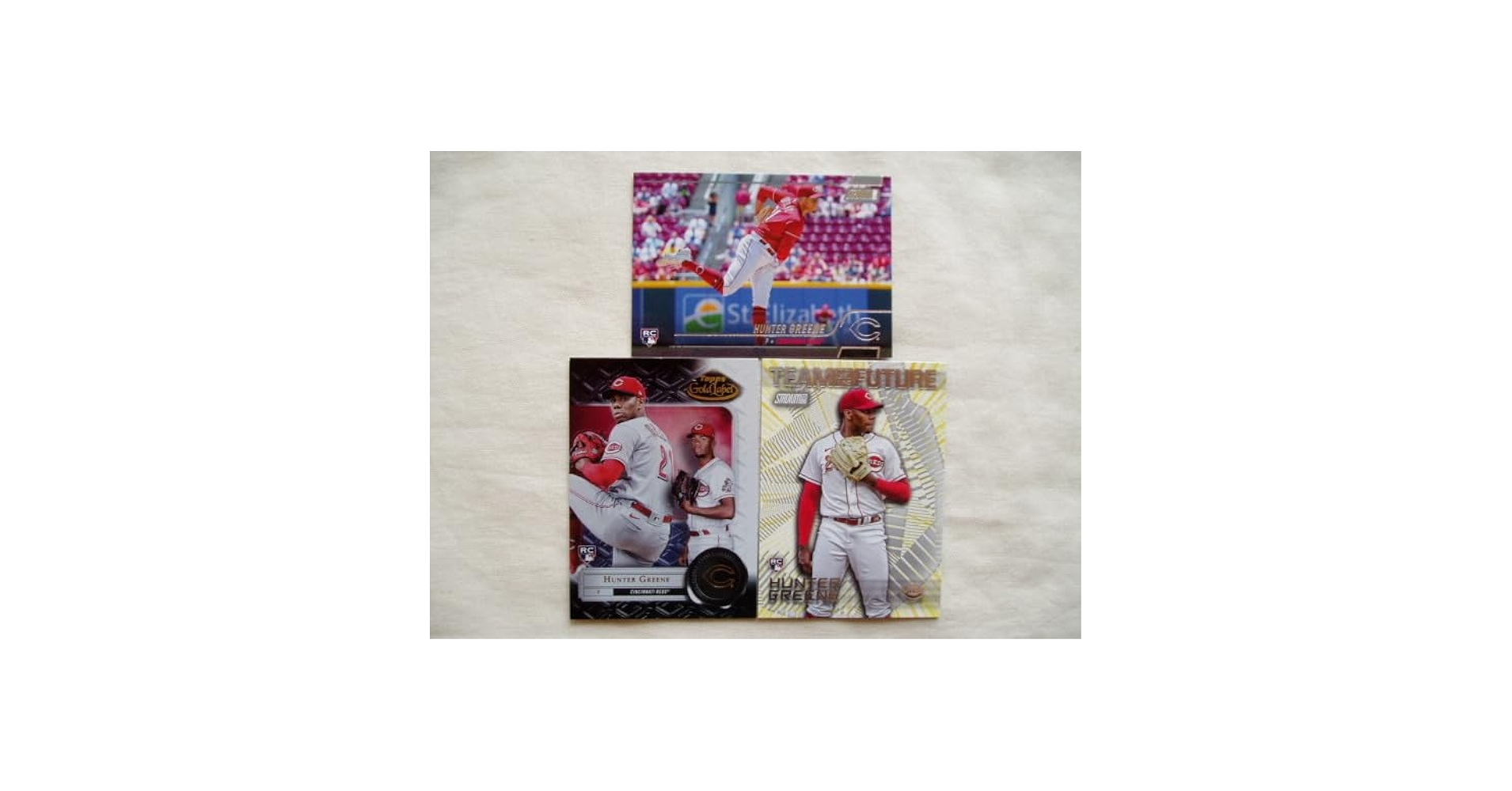 25枚限定 Hunter Greene ★直書きRC★ topps 2025 TOPPS CHROME HUNTER GREENE CHROME SP X-FRACTOR